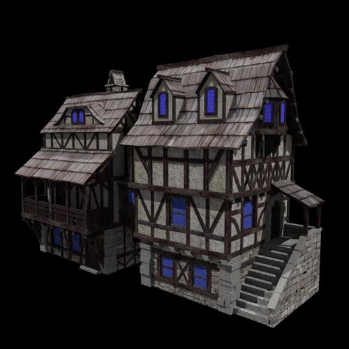 Medieval houses preview image